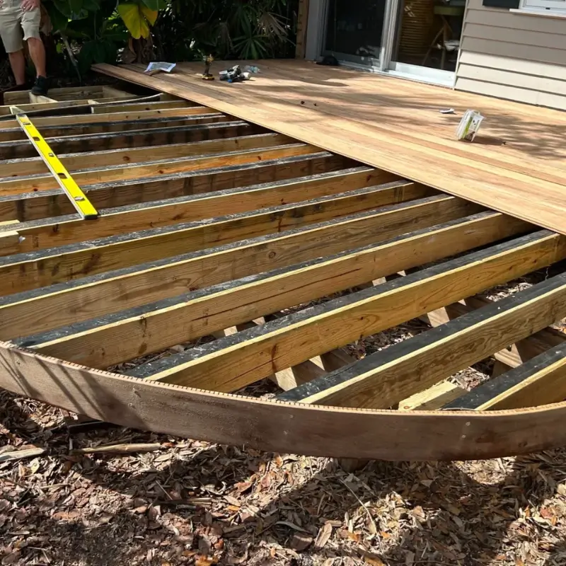 Wood Deck Railings