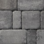 Gray Mega-Cambridge paving stones in a grid