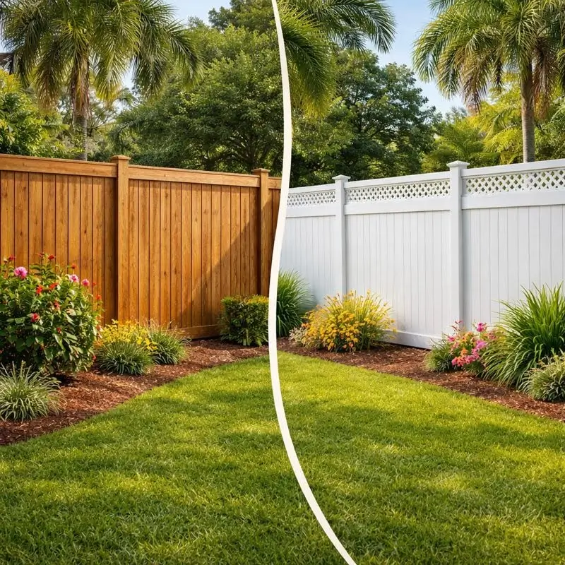 Wood Fence vs. Vinyl Fence in Jacksonville: Cost, Maintenance, and Lifespan Compared
